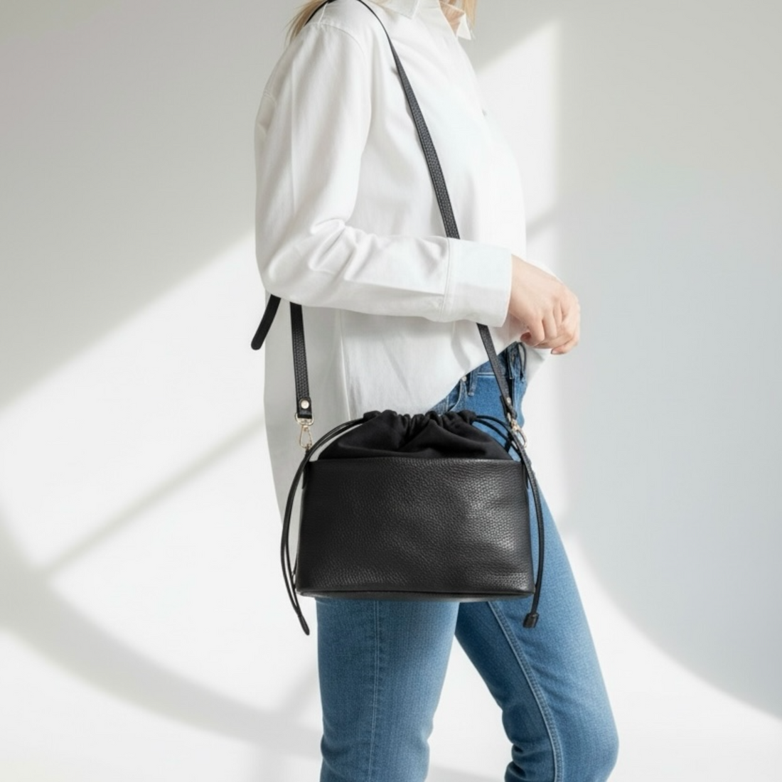 kinchaku shoulder 巾着ショルダー