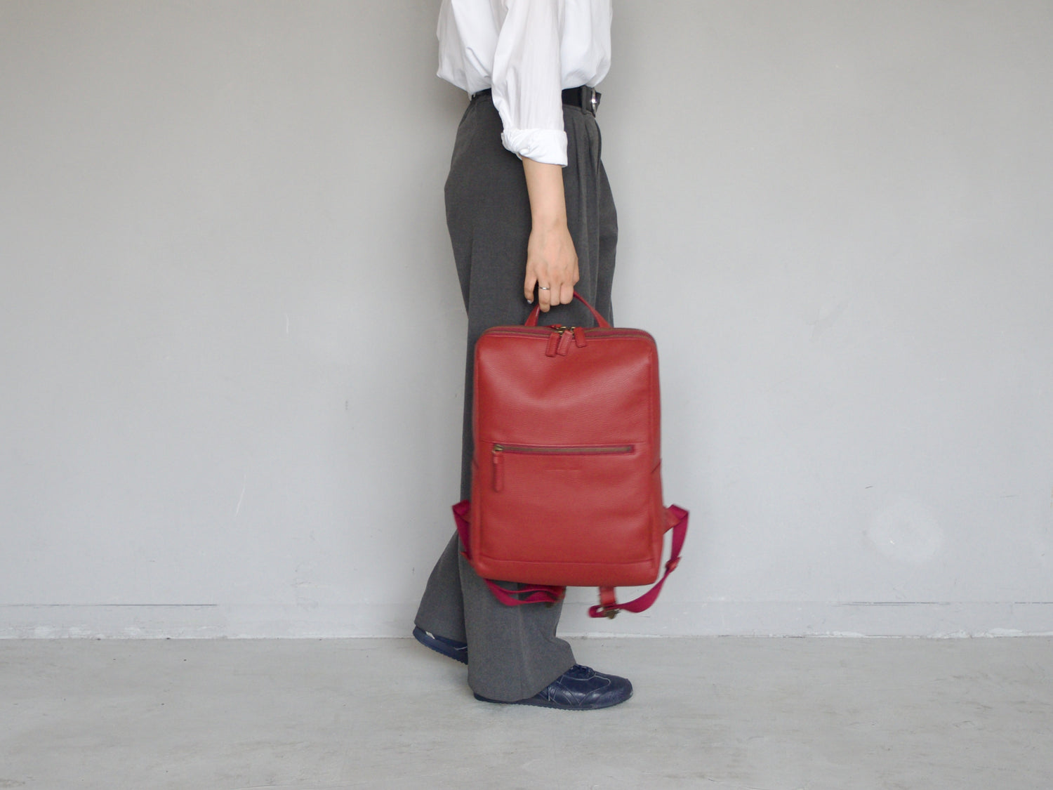 【撥水、軽量】本革ビジネスリュック シクレ（マット系カラー3色）