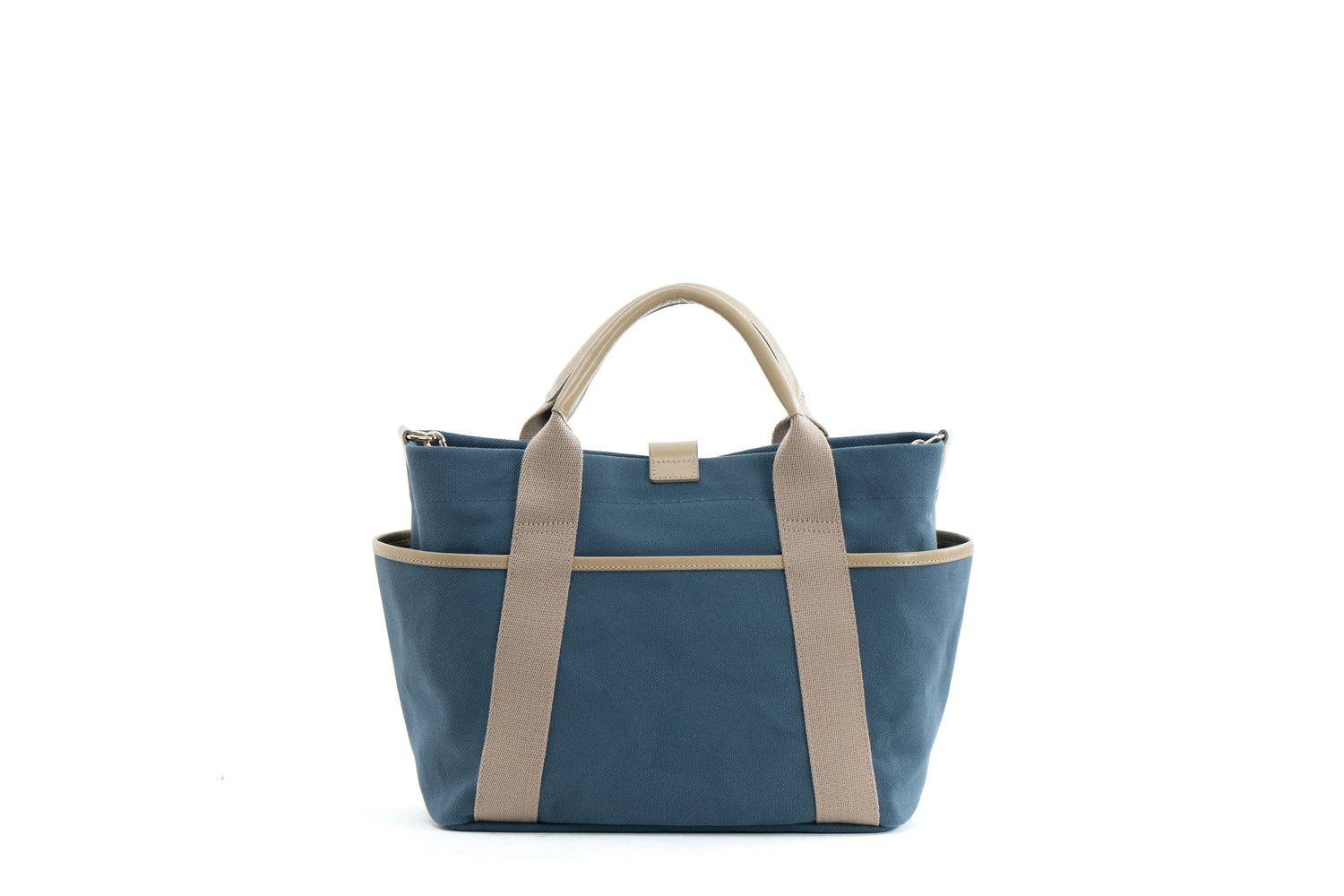 layered canvas tote M