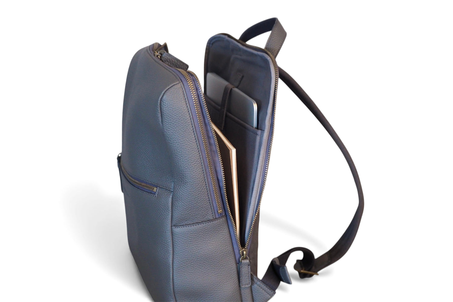 【撥水、軽量】本革ビジネスリュック シクレ（マット系カラー3色）